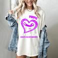 In My Memory Of My Sister DOMESTIC VIOLENCE AWARENESS Women's Comfort Colors T-Shirt Ivory In My Memory Of My Sister DOMESTIC VIOLENCE AWARENESS Women's Comfort Colors T-Shirt Ivory