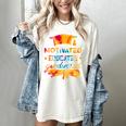 Motivated Educated Graduated Graduation Women's Comfort Colors T-Shirt Ivory