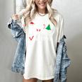 Nice Naughty Introvert Christmas List Santa Women's Comfort Colors T-Shirt Ivory