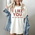 I Like You But Got No Game Introvert Minimalist Joke Women's Comfort Colors T-Shirt Ivory
