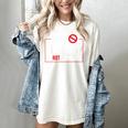 Not Friendly Do Not Approach Witty Introvert Tee Women's Comfort Colors T-Shirt Ivory