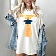 Orange Tabby Cat Graduation Distressed Shirt For Grads For Men Women Girls Kids Women's Comfort Colors T-Shirt Ivory