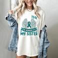 Ovarian Cancer Shirt I Wear Teal In Memory Of My Sister Women's Comfort Colors T-Shirt Ivory Ovarian Cancer Shirt I Wear Teal In Memory Of My Sister Women's Comfort Colors T-Shirt Ivory