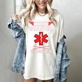 Paramedic School Graduation Shirt Survivor Women's Comfort Colors T-Shirt Ivory