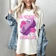 Pastel Goth In Memory Of My Social Life Coffin & Pink Roses Women's Comfort Colors T-Shirt Ivory Pastel Goth In Memory Of My Social Life Coffin & Pink Roses Women's Comfort Colors T-Shirt Ivory