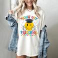 Peace Out Preschool Graduation Last Day Teachers Boys Girls Women's Comfort Colors T-Shirt Ivory