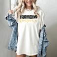 Phd Graduation Doctorate Degree Dissertation Masteral Grad Women's Comfort Colors T-Shirt Ivory