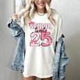 Pink Coquette Bow Senior 2025 Back To School Graduation Girl Women's Comfort Colors T-Shirt Ivory