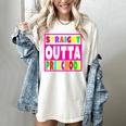 Pink STRAIGHT OUTTA Preschool PRE-K Graduation Women's Comfort Colors T-Shirt Ivory