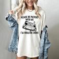 Please Be Patient With Me I'm From The 1900s Cassette Pencil Premium Women's Comfort Colors T-Shirt Ivory