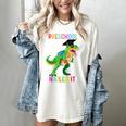 Preschool Graduation Class Of 2022 Graduate Dinosaur Kids Women's Comfort Colors T-Shirt Ivory