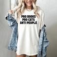 PRO Books PRO Cats Anti People Women's Comfort Colors T-Shirt Ivory PRO Books PRO Cats Anti People Women's Comfort Colors T-Shirt Ivory