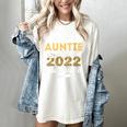 Proud Auntie Of 2022 Graduate Class 2022 Graduation Leopard Women's Comfort Colors T-Shirt Ivory