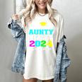 Proud Aunty Of Kindergarten Graduate 2024 Graduation Aunty Women's Comfort Colors T-Shirt Ivory