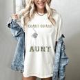 Proud Coast Guard Aunt US Coast Guard Graduation Aunt Women's Comfort Colors T-Shirt Ivory