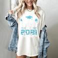 Proud Dad Of a Class Of 2021 Senior Graduate Graduation Women's Comfort Colors T-Shirt Ivory