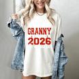 Proud Granny Of A Class Of 2026 Graduate Senior Graduation Women's Comfort Colors T-Shirt Ivory