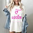 Proud Mom Of A 2024 Senior Graduation Women's Comfort Colors T-Shirt Ivory