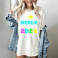 Proud Niece Of Kindergarten Graduate 2024 Graduation Niece Women's Comfort Colors T-Shirt Ivory