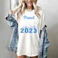 Proud Pops Of 2023 College Graduate Family 23 Graduation Women's Comfort Colors T-Shirt Ivory