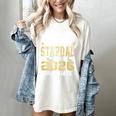 Proud Stepdad Of A 2026 Graduate Class Of Graduation Premium Tri-Blend Women's Comfort Colors T-Shirt Ivory