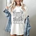 Proud Stepmom Of A 2019 Senior School Graduation Shirt Women's Comfort Colors T-Shirt Ivory
