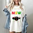 Queen MSW Social Work Grads Masters Graduation Women's Comfort Colors T-Shirt Ivory