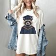 Raccoon Graduation Women's Comfort Colors T-Shirt Ivory