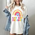 Rainbow Last Day Of 2nd Grade Teacher Student Graduation For Men Women Kids Women's Comfort Colors T-Shirt Ivory