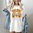 Read More Books Booooks Ghost Pumpkin Cute Teacher Halloween Women's Comfort Colors T-Shirt Ivory