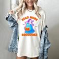 Read More Books Halloween Book Cute Ghost Reading Teaching Women's Comfort Colors T-Shirt Ivory
