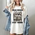 Read Books Stay Weird Book Lover Joke Introvert Reading Premium Women's Comfort Colors T-Shirt Ivory