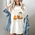 Read S'More Books Campfire Reading Book Lovers Camper Women's Comfort Colors T-Shirt Ivory