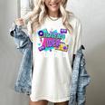 Retro 80s Style 90s Pop Fashion Nostalgia Eighties Music Women's Comfort Colors T-Shirt Ivory