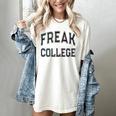 Retro Anti Social FREAK COLLEGE Introvert Stay Away From Me Women's Comfort Colors T-Shirt Ivory