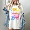 Retro Girls Just Wanna Have Fun Nostalgia 1980s 80's Premium Tri-Blend Women's Comfort Colors T-Shirt Ivory