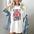 Retro Toon Introvert Sarcasm Anti-Social Nihilism Women's Comfort Colors T-Shirt Ivory