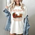Santa Has The Right Idea Introvert Christmas Women's Comfort Colors T-Shirt Ivory