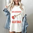 Sarcastic Introvert Need Guitar Sad Song Introvert Guitarist Women's Comfort Colors T-Shirt Ivory