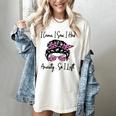 I Came I Saw I Had Anxiety So I Left Messy Bun Introvert Women's Comfort Colors T-Shirt Ivory I Came I Saw I Had Anxiety So I Left Messy Bun Introvert Women's Comfort Colors T-Shirt Ivory