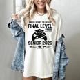 Senior 2026 Final Level Gamer Graduation 2026 Women's Comfort Colors T-Shirt Ivory