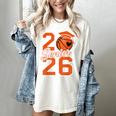 Senior Basketball Class Of 2026 Crew Basketball Graduation Women's Comfort Colors T-Shirt Ivory