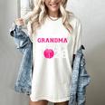 Senior Cheerleader Grandma Cheer Class Of 2026 Graduation Women's Comfort Colors T-Shirt Ivory