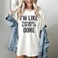 Senior Class 2019 Shirt High School College Graduation Women's Comfort Colors T-Shirt Ivory