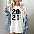 Senior Class Of 2021 Graduation High School College Women's Comfort Colors T-Shirt Ivory