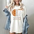 Senior Class Of 2023 Graduation Basketball Team Graduate Women's Comfort Colors T-Shirt Ivory