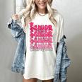 Senior Class Of 2026 Pink Coquette Bow Graduation 2026 Women's Comfort Colors T-Shirt Ivory