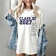 Senior Class Of 2027 Graduation Year High School & College Women's Comfort Colors T-Shirt Ivory