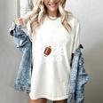 Senior Football Brother Class Of 2026 Graduation Graduate Women's Comfort Colors T-Shirt Ivory