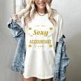 Be A Sexy Accountant Accounting Graduation Accountant Women's Comfort Colors T-Shirt Ivory